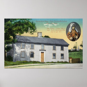 Außenansicht von Moll Pitchers Geburtsort Poster