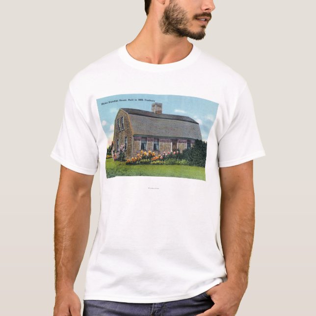 Außenansicht von Myles Standish Haus T-Shirt (Vorderseite)