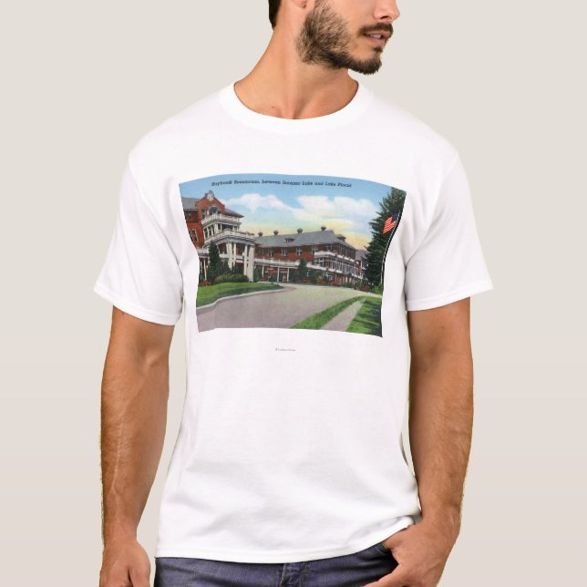Außenansicht von Raybrook Sanatorium T-Shirt (Vorderseite)