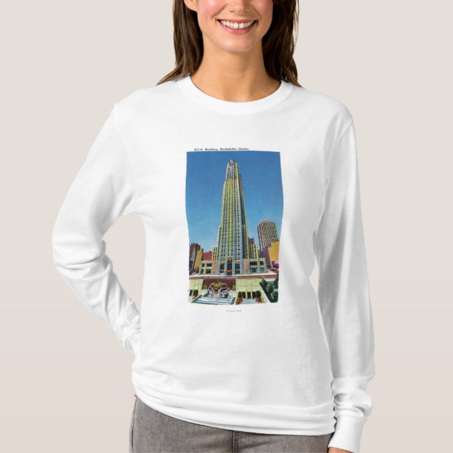 Außenansicht von RCA Gbd, Rockefeller-Mitte T-Shirt (Vorderseite)