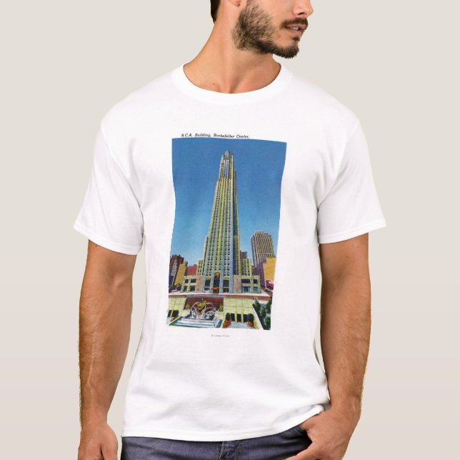 Außenansicht von RCA Gbd, Rockefeller-Mitte T-Shirt (Vorderseite)