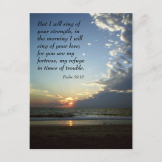 Außenbanken morgens 1 postkarte