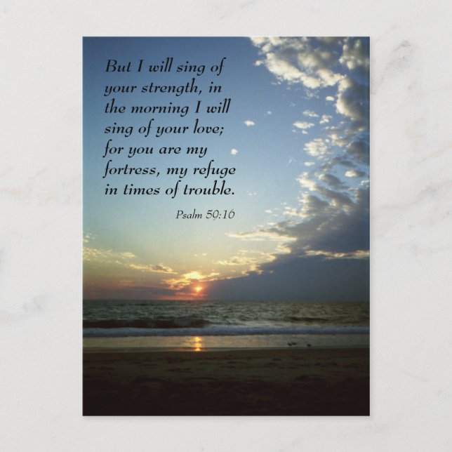 Außenbanken morgens 1 postkarte (Vorderseite)