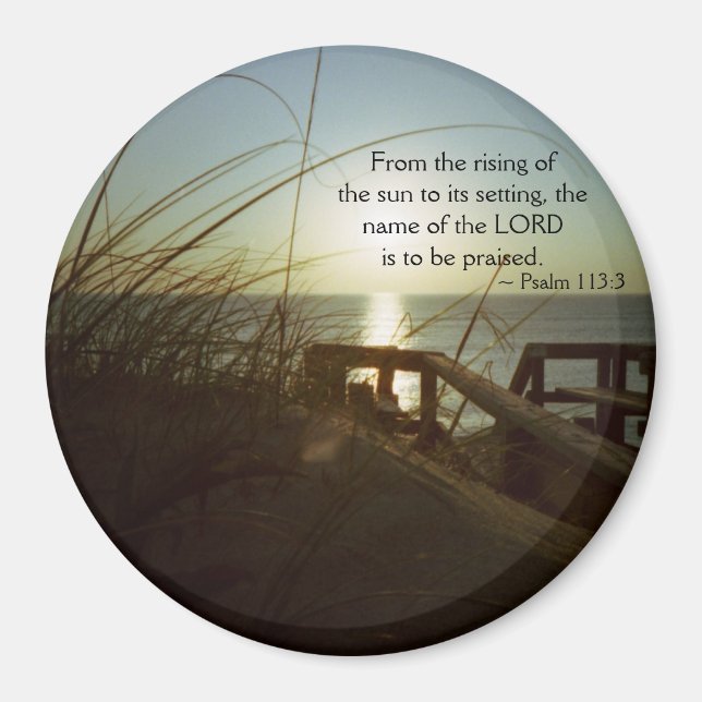 Außenbanken morgens 4 magnet (Vorne)