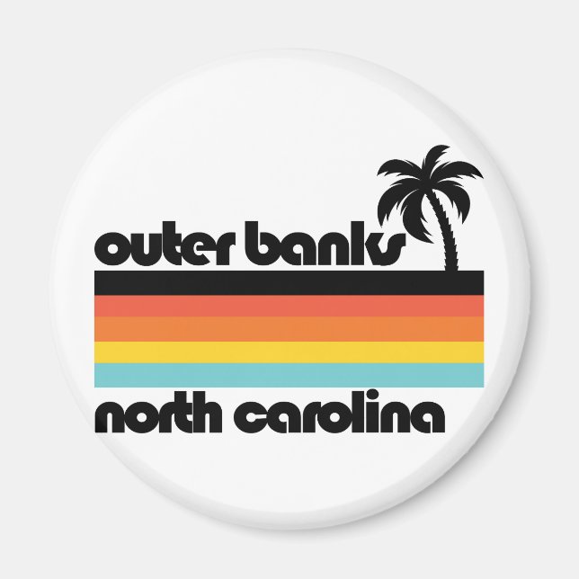 Außenbanken North Carolina Magnet (Vorne)