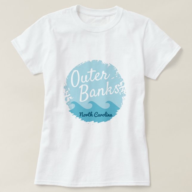 Außenbanken North Carolina T - Shirt (Design vorne)
