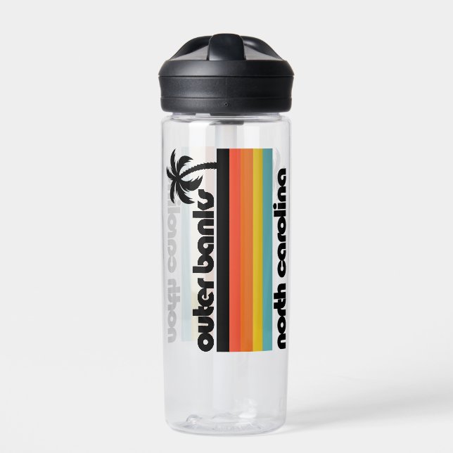 Außenbanken North Carolina Trinkflasche (Vorderseite)