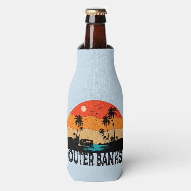 Außenbanken North Carolina Vintag Flaschenkühler (Flaschenvorderseite)