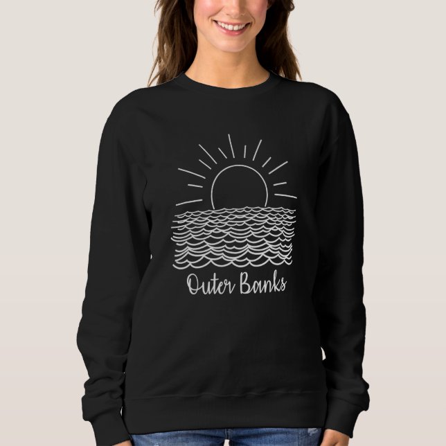 Außenbanken Souvenir oder Gruppenurlaub Sweatshirt (Vorderseite)