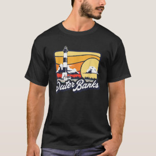 Außenbanks Leuchtturm Bodie Island Vintag Caroli T-Shirt