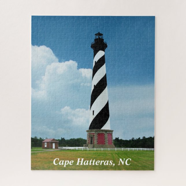 Außenbanks NC Leuchtturm Cape Hatteras Puzzle (Vertikal)