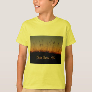 Außenbanks NC Seeziegen und Dünen bei Sonnenunterg T-Shirt