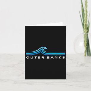 Außenbanks nc Waves Vintag Mens Womens Girls Boy Karte
