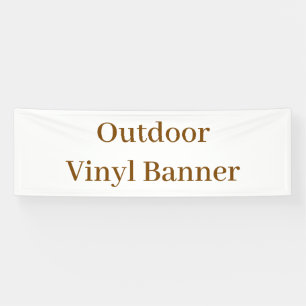 Außenbanner 76 x 244 cm Vinylbanner Banner
