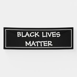 Außenbanner - Schwarze Lebensfragen Banner