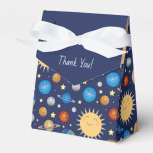 Außenraum Babydusche Galaxy Universe Stars Geschenkschachtel