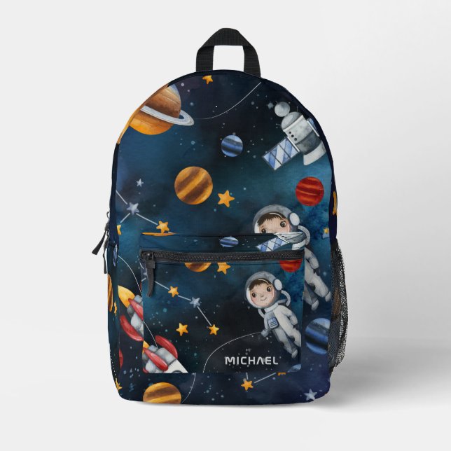 Außenraumgalaxie kundenspezifisch bedruckter rucksack (Vorderseite)