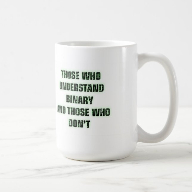 Aussenseiter - binärer Witz Tasse (Rechts)