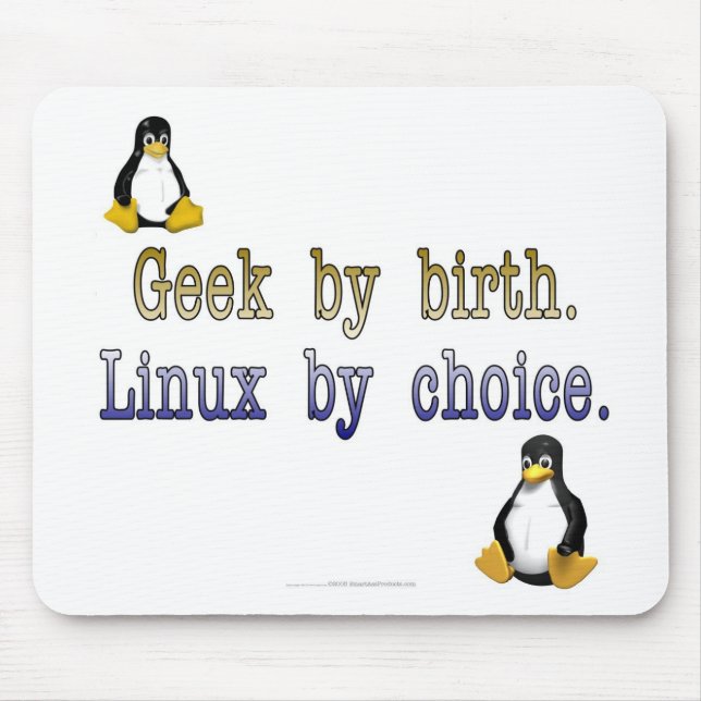 Aussenseiter durch Geburt. Linux durch Wahl Mousepad (Vorne)