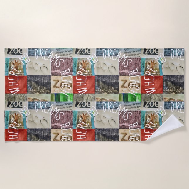 Außenseiter-Künstler Strandtuch (Vorderseite)