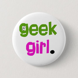 Aussenseiter-Mädchen Button