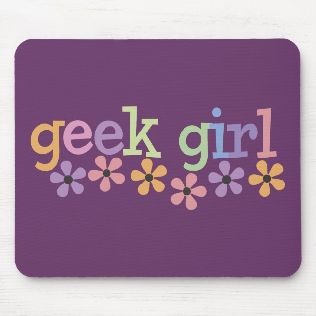 Aussenseiter-Mädchen-Gänseblümchen Mousepad (Vorne)