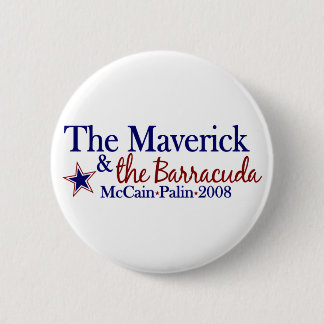 Außenseiter und Barracuda (McCain Palin 2008) Button
