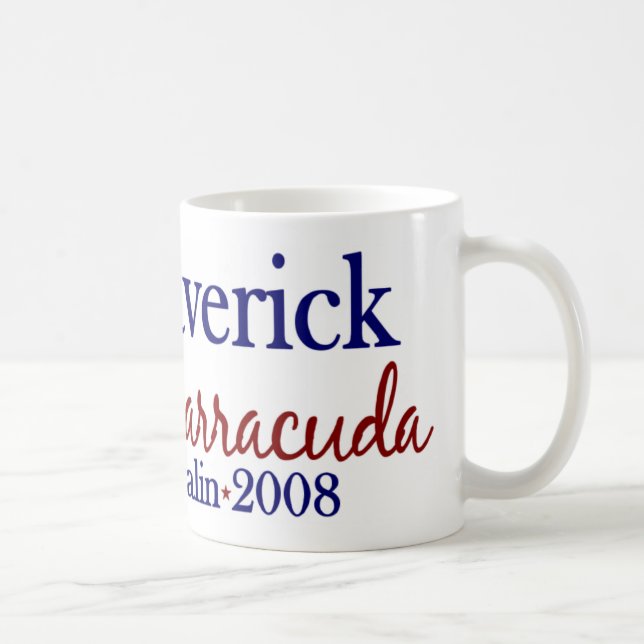 Außenseiter und Barracuda (McCain Palin 2008) Kaffeetasse (Rechts)