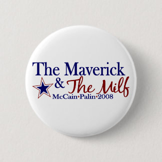 Außenseiter und Milf (McCain Palin 2008) Button