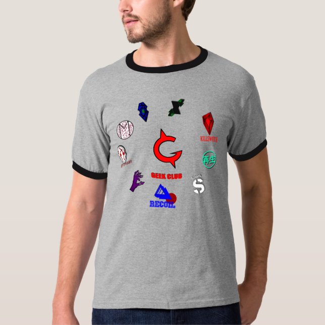 Aussenseiter-Verein-Logos T-Shirt (Vorderseite)
