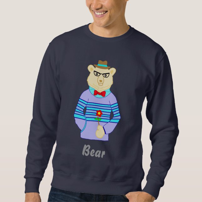Aussenseiterbär Sweatshirt (Vorderseite)