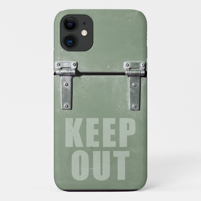 Außentür aus Metall behalten Case-Mate iPhone Hülle (Rückseite)