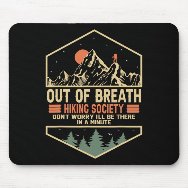 Außer Atem Wanderverein 1  Mousepad (Vorne)