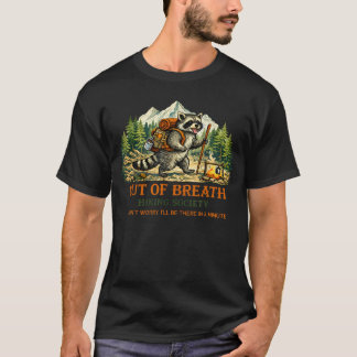 Außer Atem Wanderverein Wanderer Natur Lustig T-Shirt