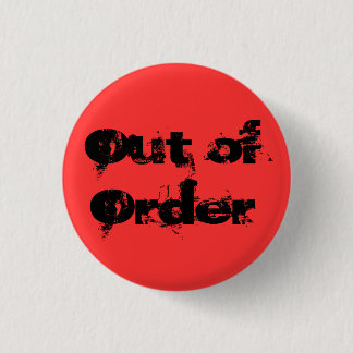 Außer Betriebknopf Button