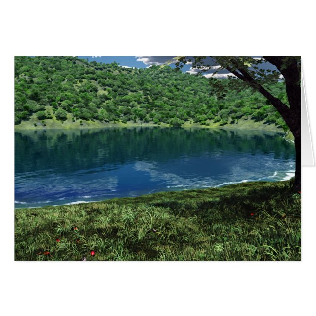 Außer Deep Waters Card (Vorderseite (Horizontal))