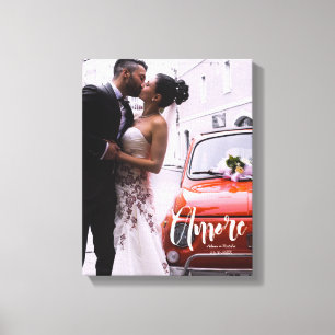 Außerdem, Modernes Script ・ Benutzerdefiniertes Fo Leinwanddruck