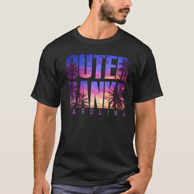 Äußere Banken Carolina Sommerurlaub Matching Fami T-Shirt (Vorderseite)