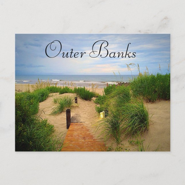 Äußere Banken Dunes Postkarte (Vorderseite)