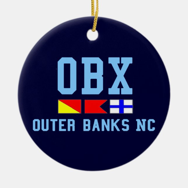 Äußere Banken Keramik Ornament (Vorne)