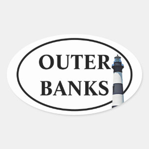 ÄUSSERE BANKEN OVALER AUFKLEBER