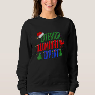 Äußere Belichtung Experte Weihnachtsbeleuchtung De Sweatshirt