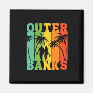 Äußere Nks-Shirts Vintage 80er Obx North Carolina Magnet