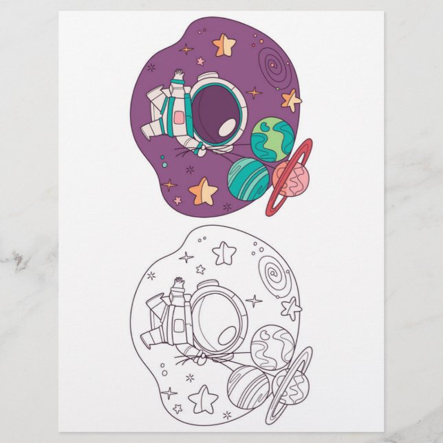 Äußere Raumfärbeseite Flyer (Vorne)