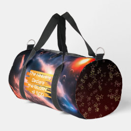 Äußere Raumsonde Druckknopf Nähtasche Duffle Bag