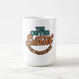 Äußere Sonnenuntergang Kaffeetasse