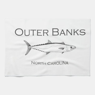 Äußerer Bank-North Carolina-König Makrele Handtuch