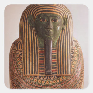 Äußerer Deckel des Sarkophags von Psametik I (664- Quadratischer Aufkleber