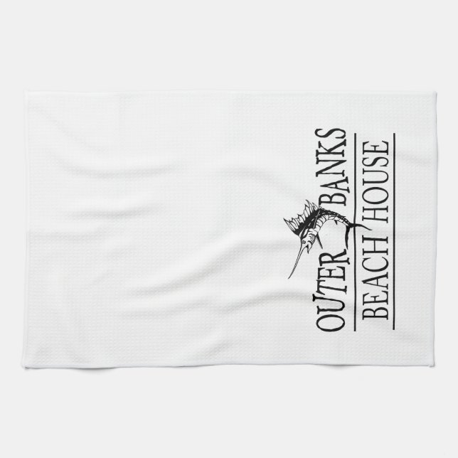 Äußeres Bank-Strand-Haus-Geschirrtuch Küchentuch (Horizontal)