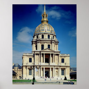 Äußeres der Kirche, angefangen 1676 (Foto) Poster